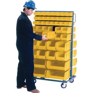 Double-Sided Mobile Bin Rack - 010-LFE324