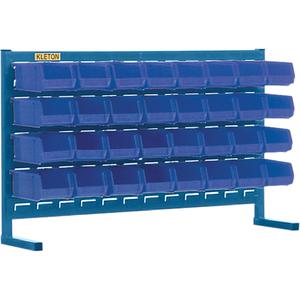 Louvered Rack with Bins - 010-LFE478