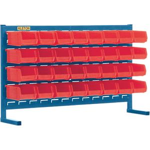 Louvered Rack with Bins - 010-LFE479