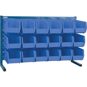 Louvered Rack with Bins - 010-LFE487