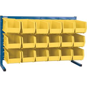 Louvered Rack with Bins - 010-LFE489