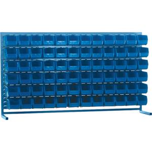 Louvered Rack with Bins - 010-LFE408