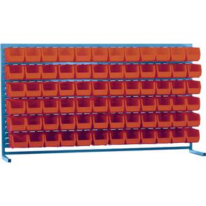Louvered Rack with Bins - 010-LFE409