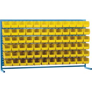 Louvered Rack with Bins - 010-LFE400