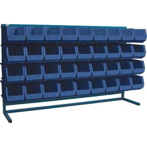 Louvered Rack with Bins - 010-LFE417