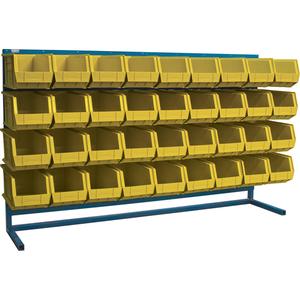 Louvered Rack with Bins - 010-LFE419