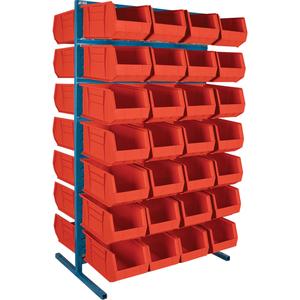 Double-Sided Stationary Bin Rack - 010-LFE604
