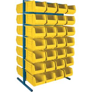 Double-Sided Stationary Bin Rack - 010-LFE605