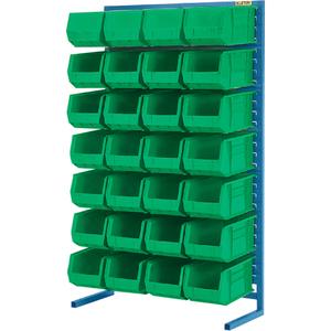 Single-Sided Stationary Bin Rack - 010-LFE918