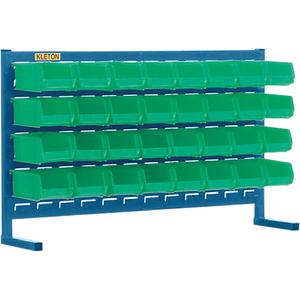 Louvered Rack with Bins - 010-LFI682
