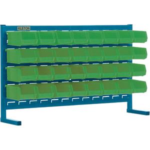 Louvered Rack with Bins - 010-LFI694