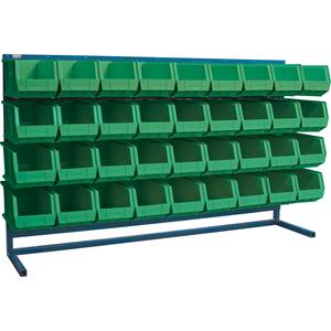 Louvered Rack with Bins - 010-LFI692