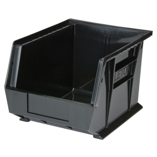 Stack & Hang Bin - Black, Blue, Green, Red, Yellow, 50 lbs., 8-1/4", 10-3/4", 7", 30239, 1 Year Limited