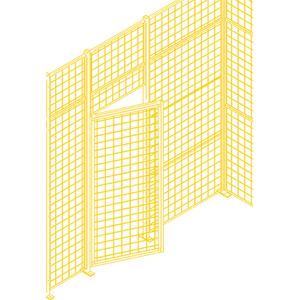 Wire Mesh Partition Components - Swing Doors - 010-LNK260