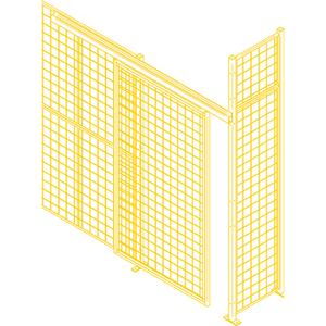 Wire Mesh Partition Components - Sliding Doors - 010-LNK273