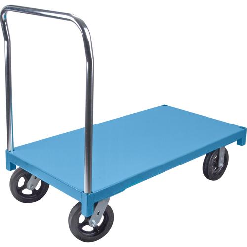 Platform Truck - 30", 60", 36", 900 lbs., Corner Standard, 6", Rubber, 9", 1 Year Limited