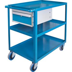 Heavy Duty Shelf Cart with Drawer - 010-LPK589