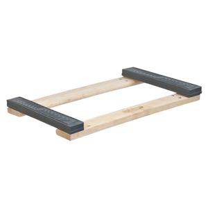 Rubber Ends Hardwood Dolly Frame - 010-LPQ417