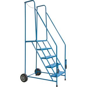 Trailer Access Rolling Ladder with Rails - 010-LPR345
