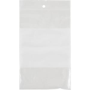 White Block Poly Bags - 010-LSI259