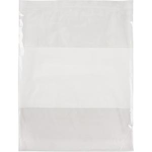White Block Poly Bags - 010-LSI296