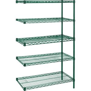 Heavy-Duty Green Epoxy Finish Wire Shelving - 010-LUO996