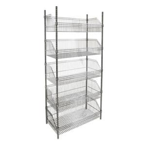 Wire Basket Shelving Unit - 010-LUQ932