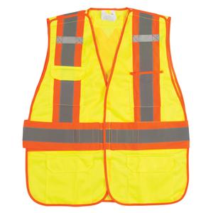 CSA Compliant High Visibility Surveyor Vest - 010-LVHN565