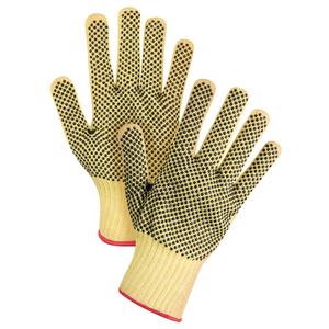 Double-Sided Dotted Seamless String Knit Gloves - 010-LVIS133