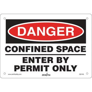 "Confined Space" Sign - 010-LVJL478
