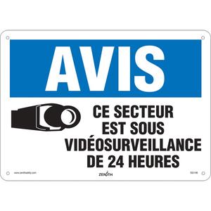"Sous vidéosurveillance" Sign - 010-LVJL479