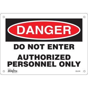 "Authorized Personnel Only" Sign - 010-LVJO672