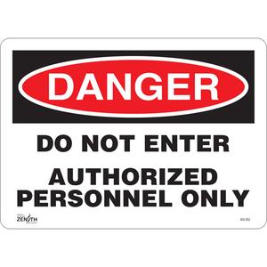 "Authorized Personnel Only" Sign - 010-LVJO685