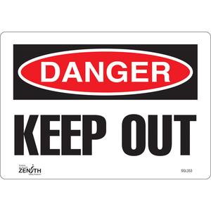 "Keep Out" Sign - 010-LVJO686