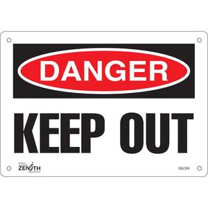 "Keep Out" Sign - 010-LVJO687