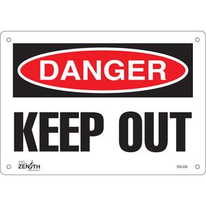 "Keep Out" Sign - 010-LVJO688