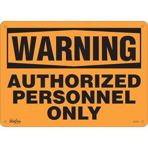"Authorized Personnel Only" Sign - 010-LVJO603
