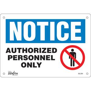 "Authorized Personnel Only" Sign - 010-LVJO617
