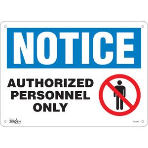 "Authorized Personnel Only" Sign - 010-LVJO611