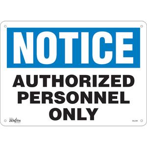 "Authorized Personnel Only" Sign - 010-LVJO627