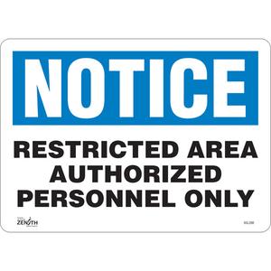"Authorized Personnel Only" Sign - 010-LVJO621