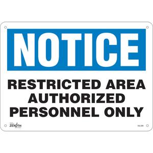 "Authorized Personnel Only" Sign - 010-LVJO622