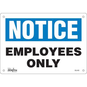 "Employees Only" Sign - 010-LVJO736