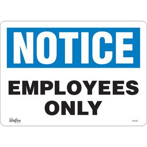 "Employees Only" Sign - 010-LVJO737