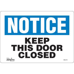 "Keep This Door Closed" Sign - 010-LVJO746
