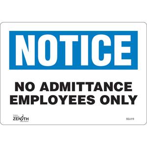 "Employees Only" Sign - 010-LVJO742