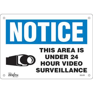 "24 Hour Surveillance" Sign - 010-LVJO766