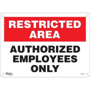 "Authorized Personnel Only" Sign - 010-LVJO774