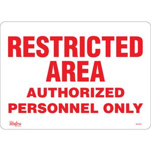 "Authorized Personnel Only" Sign - 010-LVJO785