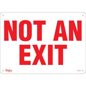 "Not An Exit" Sign - 010-LVJO782